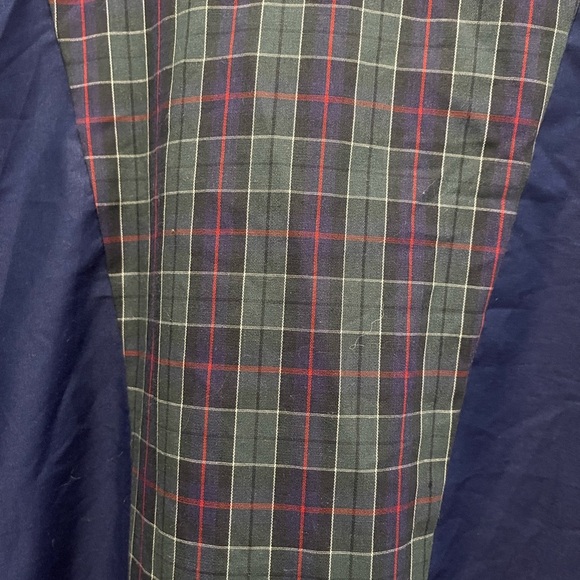 Vintage Pro Quip Gore-Tex English Schaeffer Golf Plaid Tartan and Navy Jacket 10 - Picture 5 of 11